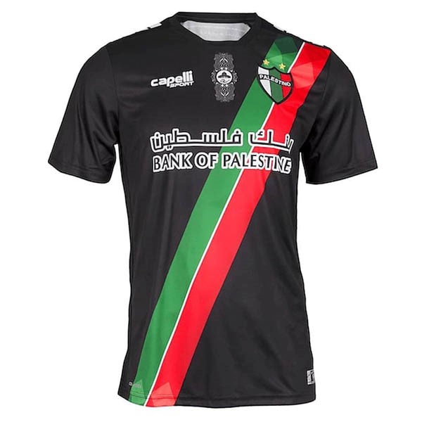 Tailandia Camiseta CD Palestino 1ª 2021 2022 Negro